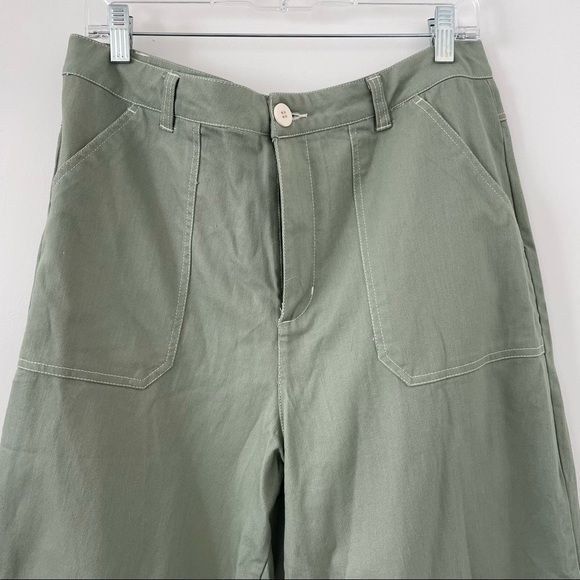 Modcloth Princess Highway Green Wide Leg Pants - Picture 5 of 5